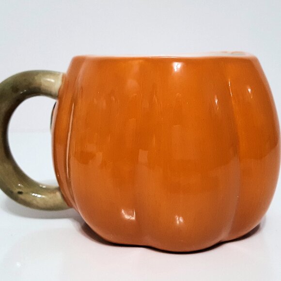 NEW Boston International Pumpkin Mug 16 OZ Ceramic - Picture 4 of 6